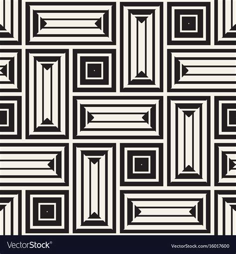 Seamless black and white lines pattern Royalty Free Vector