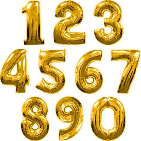 View Larger Image | Gold number balloons, Balloons, Birthday balloons