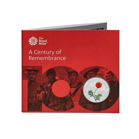 2021 Remembrance Day Poppy UK £5 Coloured BU - CrawleyCoins