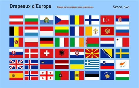 Drapeau europeen a imprimer | Facile