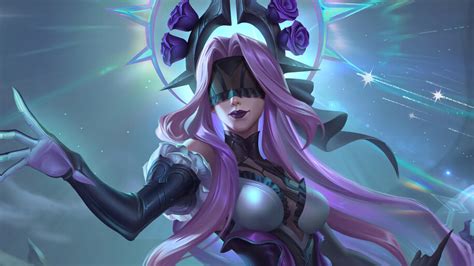 Syndra Withered Rose LoL 4K #2820a Wallpaper PC Desktop