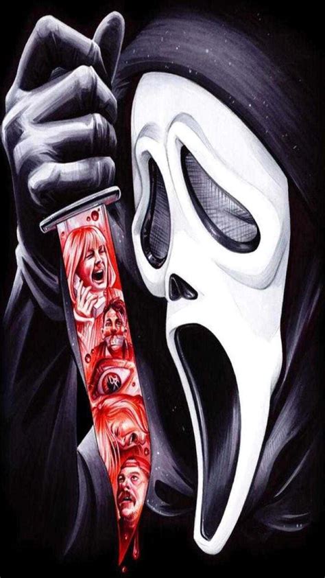 Download Dark Ghostface Aesthetic Wallpaper Wallpaper | Wallpapers.com