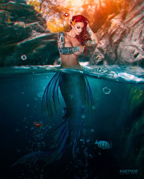 Mermaid Cosplay Poster - Etsy