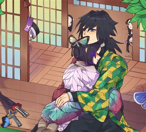 Shinobu Kochou + Giyuu Tomioka fanart by me : r/KimetsuNoYaiba