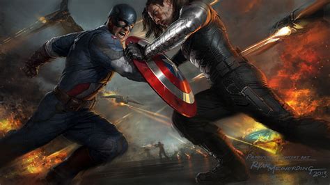 Captain America vs Winter Soldier - Bucky Barnes (winter soldier ...