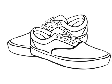 Line Drawing Shoe