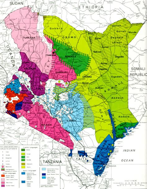 Kenya.de: Kenya language map.