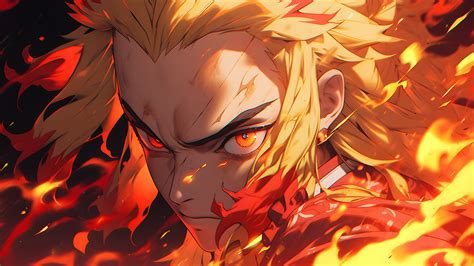 Demon Slayer Rengoku Desktop Wallpaper - Rengoku Wallpaper 4K