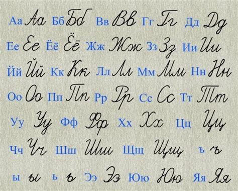 Learn Russian: Russian handwritten alphabet