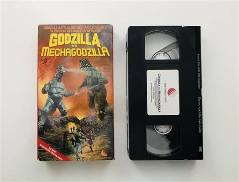 Godzilla vs Mechagodzilla, 1974 vintage VHS tape VCR movie video free ...