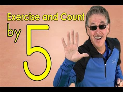 Count by 5's | Exercise and Count By 5 | Count to 100 | Counting Songs ...