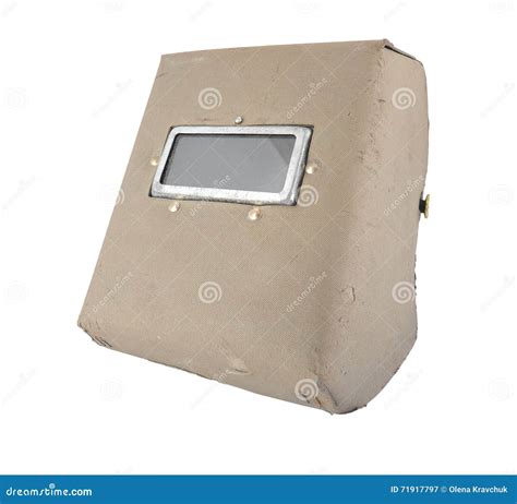 Protective Welding Mask Isolated on White Background Stock Image ...