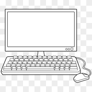 Computer Clipart Black Png - Computer Clip Art Basic, Transparent Png ...