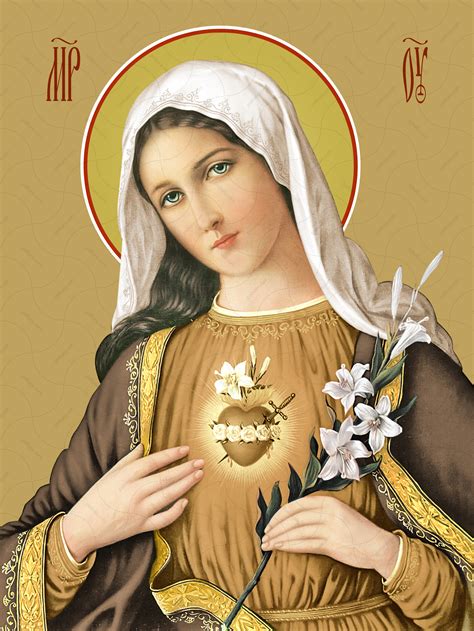 Buy the image of icon: Sacred Heart of Mary