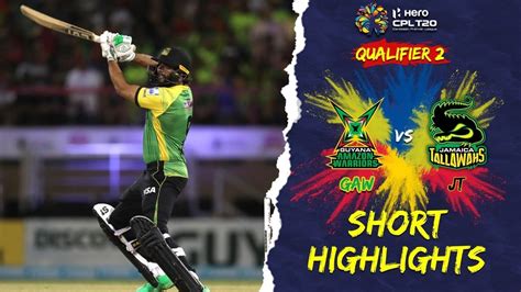 Highlights | Guyana Amazon Warriors vs Jamaica Tallawahs | CPL 2022 ...