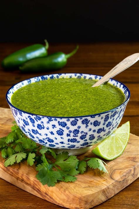 Mexican Cilantro Sauce (perfect for drizzling, dipping and spreading ...