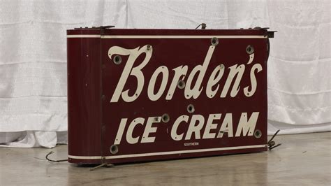 Borden's Ice Cream 47x27x9 | F27 | The Walker Sign Collection 2015