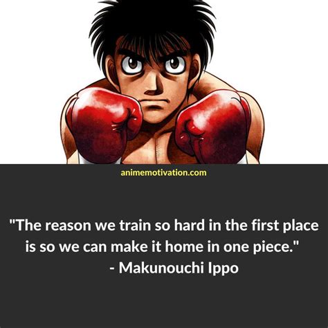 The 17+ Greatest Hajime No Ippo Quotes For Boxing Anime Fans | Anime ...