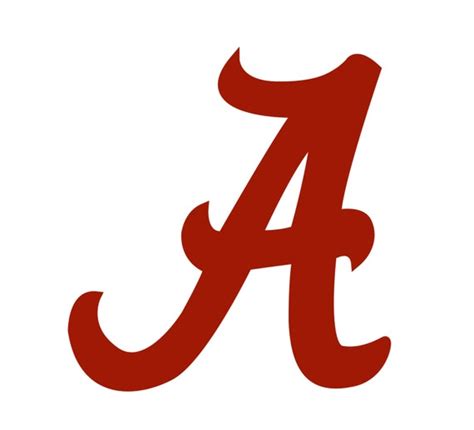 University of Alabama SVG Logo Eps Dxf Jpg