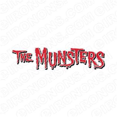 THE MUNSTERS LOGO MOVIE TV T-SHIRT IRON-ON TRANSFER DECAL #TM6 | YOUR ...