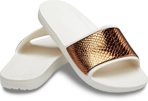 Crocs Women’S Crocs Sloane Metallic Texture Slide-Choose size/color | eBay