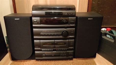 Sony HCD-N200 Hi-Fi. CD, tape/cassette, radio/tuner, turntable/record ...