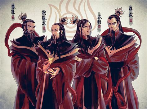 botanicaxu: Firelords: Sozin, Azulon, Zuko, OzaiIt feels good to draw ...