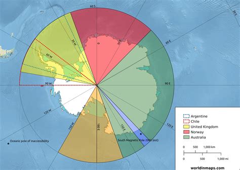 Antarctica - World in maps