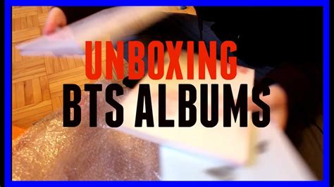 UNBOXING: BTS ALBUMS - YouTube