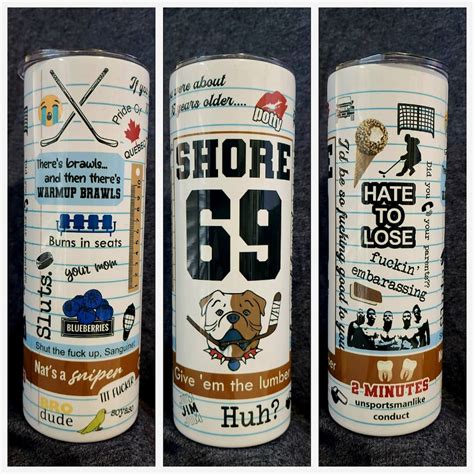 Shoresy Quotes Galore Tumbler 20oz Stainless Steel for People Who Hate ...