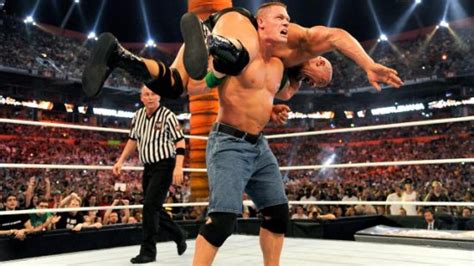 Wrestlemania 28 Results: The Rock vs. John Cena - WWE Photo (30896288 ...