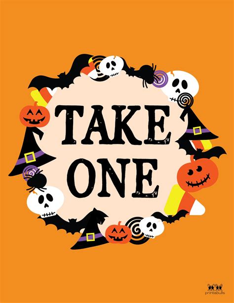 51 Halloween Signs - Free Printables | Printabulls