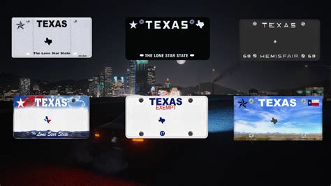 Texas License Plates & Font (Add-On) V1.0 – GTA 5 mod