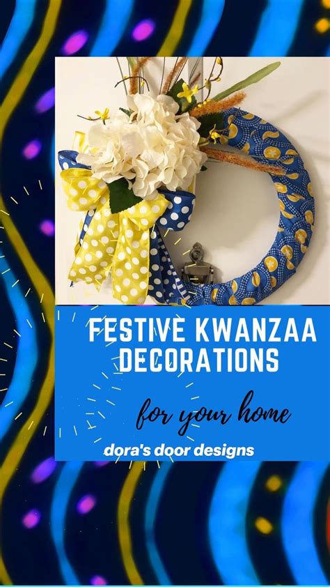 Kwanzaa Decorations | Kwanzaa, Door design, Decor