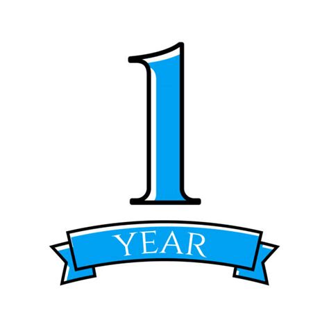 Best One Year Anniversary Illustrations, Royalty-Free Vector Graphics ...