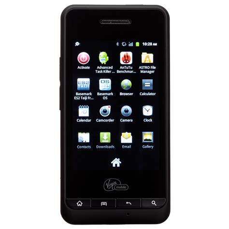 PCD Chaser 3G Android Phone for Virgin Mobile - Black - Excellent ...