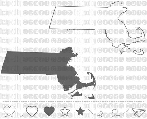 Massachusetts Outline Vector at Vectorified.com | Collection of ...