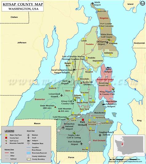 Kitsap County Map Lines