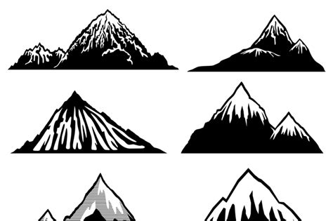 Free Snow Capped Mountains Svg 399 SVG PNG EPS DXF File