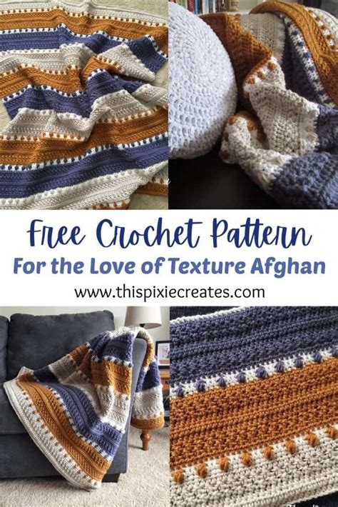 How to Crochet the For the Love of Texture Afghan - This Pixie Creates