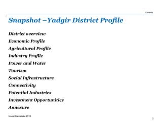 Yadgir District profile | PPT