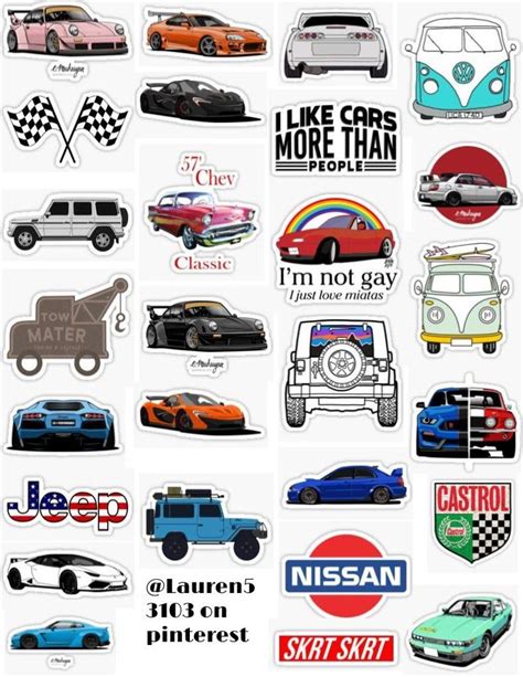 Car Stickers | Car sticker design, Macbook cover stickers, Iphone stickers