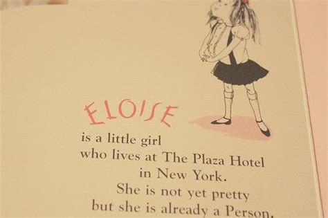 eloise at the plaza | Book worth reading, Kids story books, Book quotes