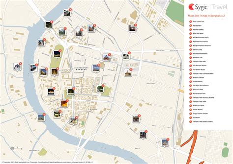 Detail Bangkok Travel map for Tourists | About BTS Bangkok Thailand ...