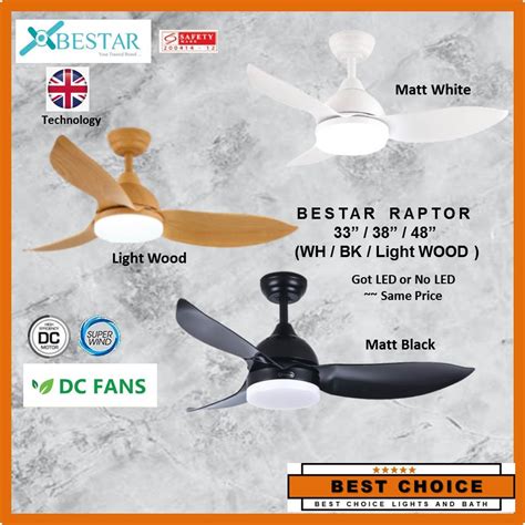 BESTAR Ceiling Fan LED Light RAPTOR - Best Choice Lights and Bath