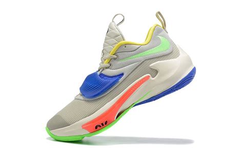 Nike Zoom Freak 3 “Primary Colors” Sail Green Yellow Red Blue - FavSole.com