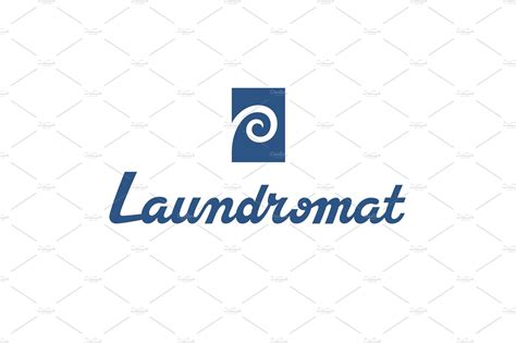 Laundromat logo design | Branding & Logo Templates ~ Creative Market