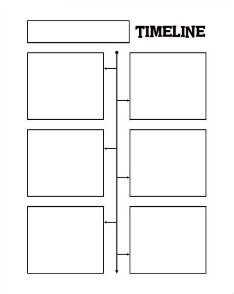 7 Blank Timeline Templates – Samples ,Examples & Formats | Sample Templates