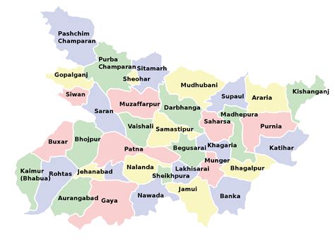 Bihar Political Map