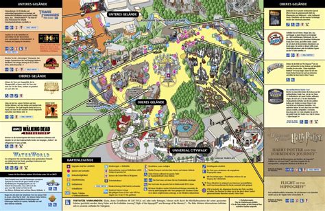 Park Map | Universal Studios Hollywood, This Is A Simplified Map ...